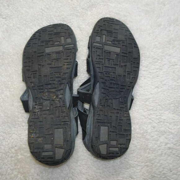 Dr Scholls Naveen III Strap Sandals Flats Leather Straps Size 10 - Picture 4 of 7